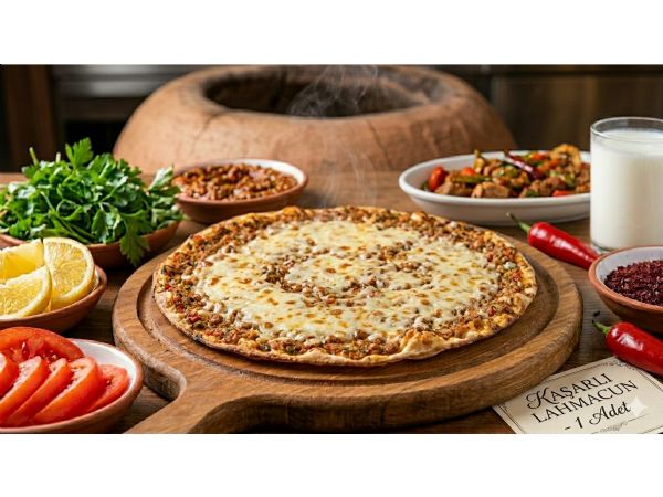 Lahmacun Kaşarlı