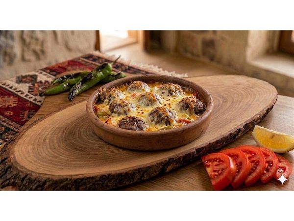 Kiremit Kaşarlı Köfte