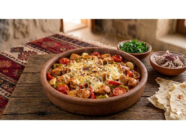 Kiremit Tavuk Kaşarlı
