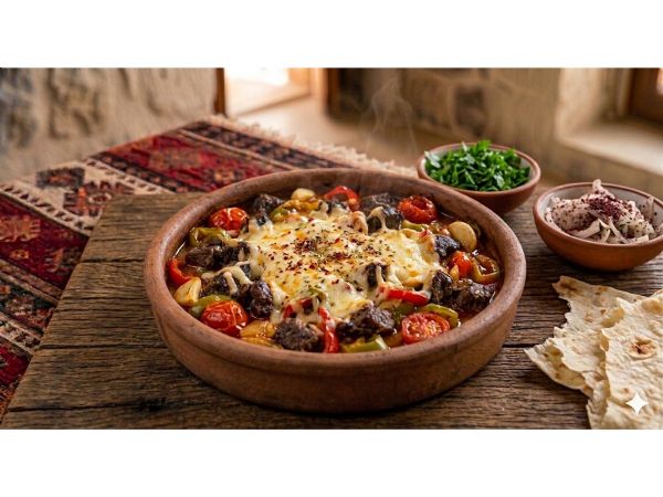 Kiremitte Kuşbaşılı Kaşar