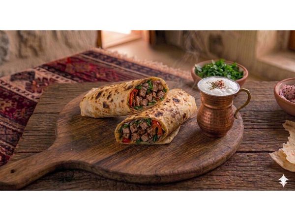 Çöp Şiş Dürüm + Ayran